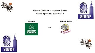 preview picture of video 'Skuru IK (Herrar) mot Lidingö Basket - 2015-02-15'