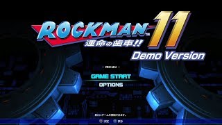 #0【ロックマン11】体験版を遊んでみた