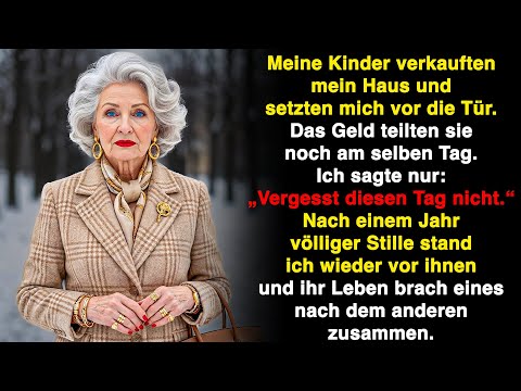 Meine Kinder verkauften mein Haus und warfen mich raus. „Vergesst den Tag nicht.“ Ein Jahr später..