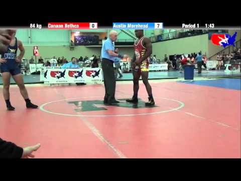 Canaan Bethca vs. Austin Morehead at 2013 ASICS University Nationals - FS