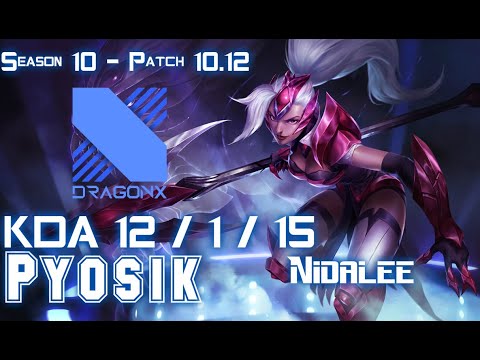 DRX Pyosik NIDALEE vs GRAVES Jungle - Patch 10.12 KR Ranked