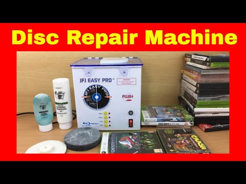 JFJ Easy Pro Disc Repair Machine - How to repair scratched discs...