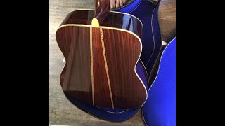 Video thumbnail for Yamaha FG 365S FG-365S 1978 Three Piece Back First FG Solid Spruce Top Rosewood Back and Sides by Mike Strowbridge