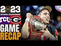 No. 1 Georgia DOMINATES No. 3 TCU To Win BACK-TO-BACK National Titles I INSTANT REACTION