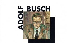 ADOLF BUSCH: Quintet for alto saxophone and string Quartet op.34, Mov. III: Andante sostenuto