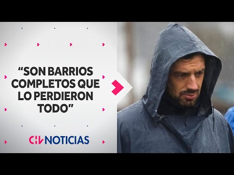 Vodanovic por inundaciones en Maipú tras lluvias: “Son barrios completos que lo perdieron todo”