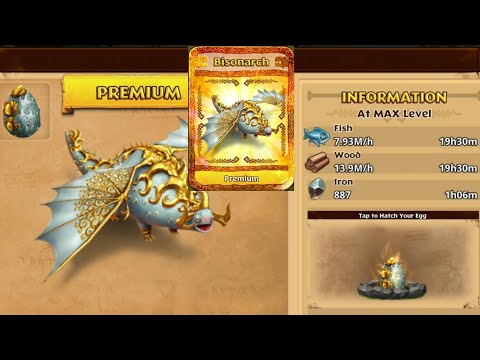 BISONARCH Titan Mode Max Level 150 | New Premium Buffalord | Dragons: Rise of Berk