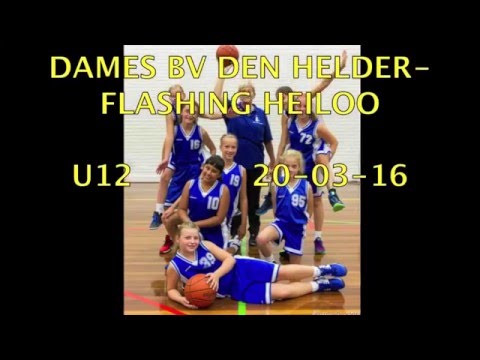 Basketball U12 Dozy Dames BV Den Helder-Flashing Heiloo 20-03-16