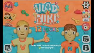 Vlad and niki 12 locks game song (vocals only, with effects for no reason... and read description)