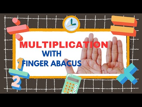 Learn Multiplication with Finger Abacus techniques  #abacusforkids #Multiplication