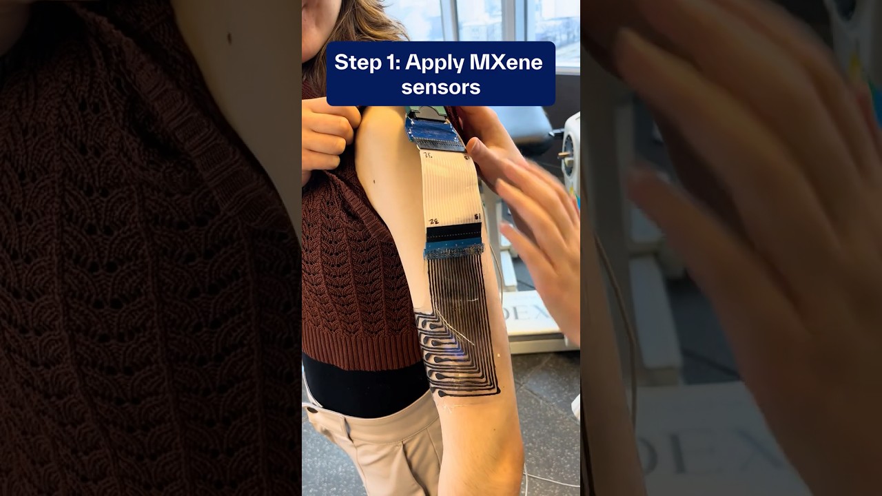 Watch video titled Vitale Lab's MXene Sensor Demo | Penn Engineering on YouTube