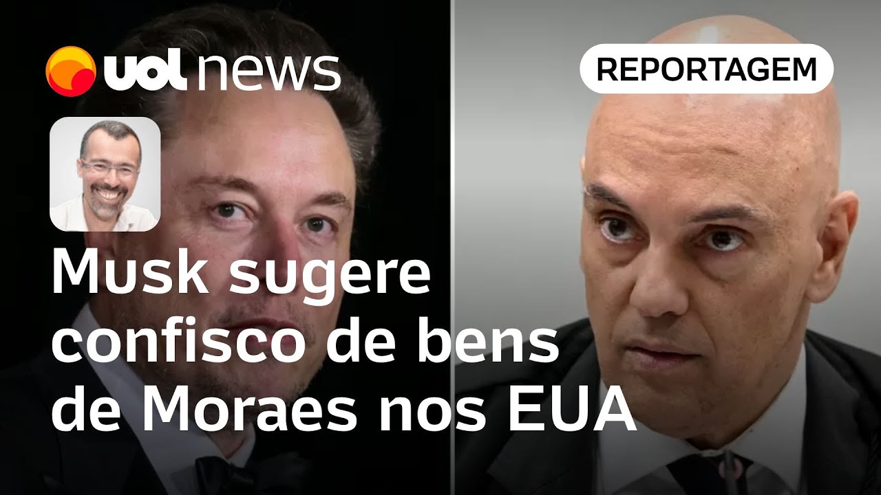 Elon Musk sugere confisco de bens de Alexandre de Moraes nos EUA | Jamil Chade