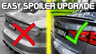 How To Remove And Upgrade Your Audi A3/S3/RS3 Spoiler