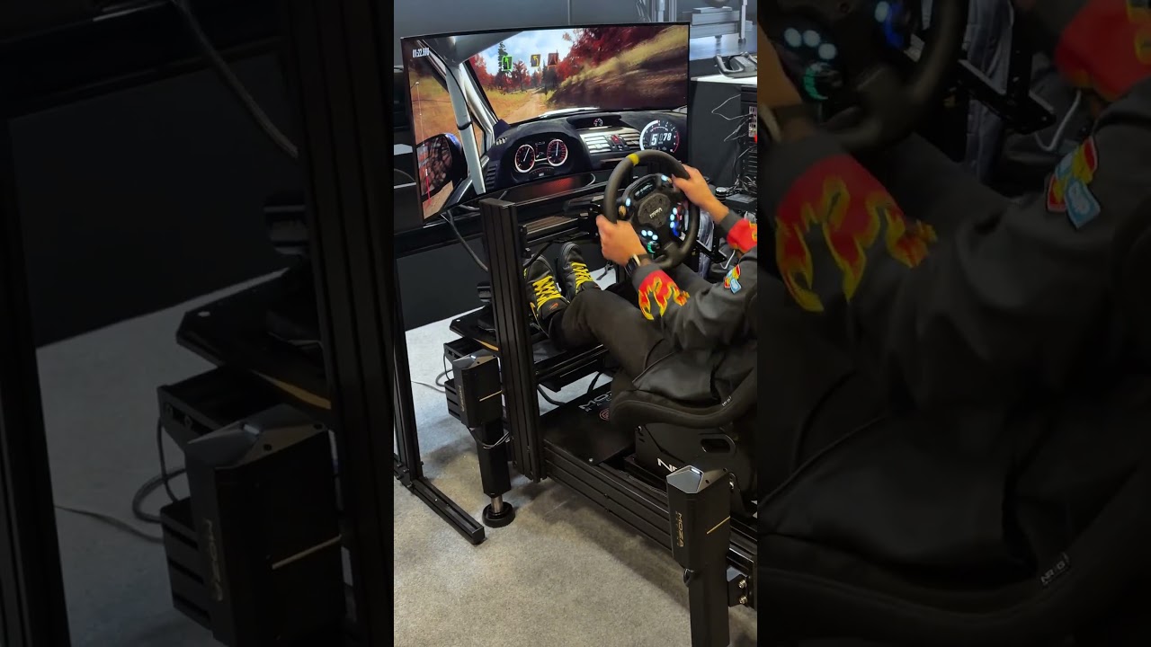 MOZA Motion Actuator in action. Experience every sensation and detail with true realism.