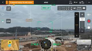 Unique Aerial View® - This is an example of ADS-B system view in DJI Pilot 2 controlling Mavic 3E.