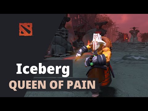 Iceberg plays Queen of Pain Dota 2 Full Game