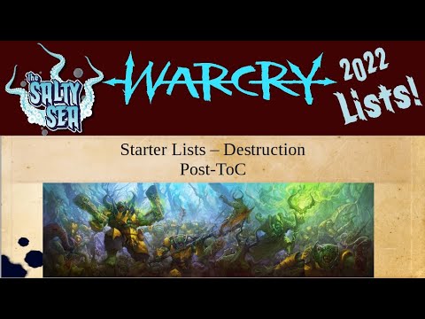 Starter Lists for EVERY Warcry Faction - Destruction 2022