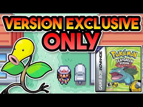 Can I Beat Pokemon Leaf Green with ONLY Version Exclusives?