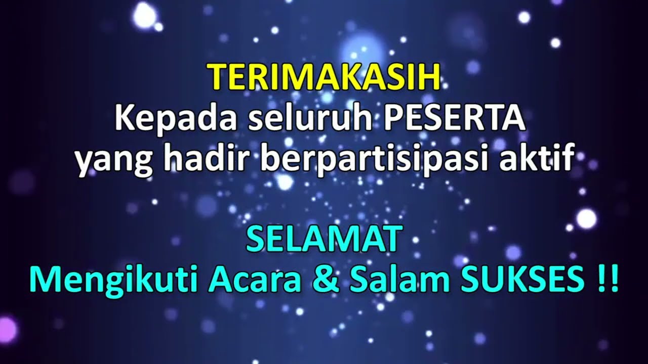 OPENING ACARA 5 MENIT LAGI | DJ Black Hole