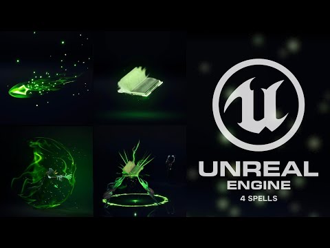 Showreel VFX UE5 Niagara | Projectile | Book | Aoe