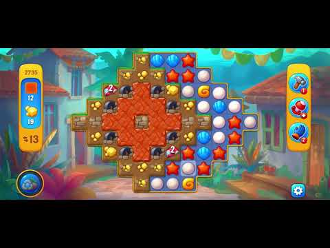 Fishdom Hard Level 2735 - No Boosters - 13 Moves