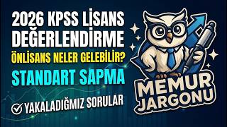 2026 KPSS LİSANS DEĞERLENDİRME ! ÖNLİSANSTA NELER ÇIKABİLİR? YAKALADIĞ