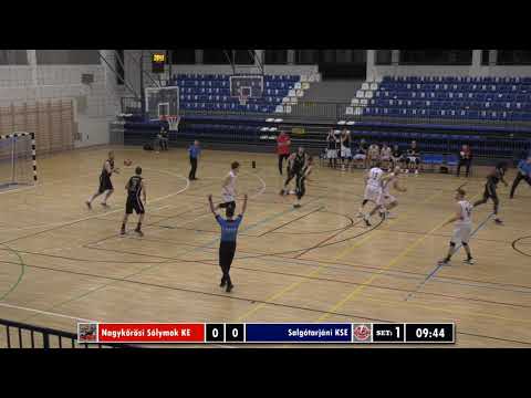 Nagykőrösi Sólymok KE vs. Salgótarjáni KSE férfi kosárlabda mérkőzés