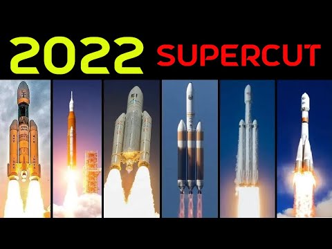 Rocket Launch Compilation 2022 - SUPERCUT