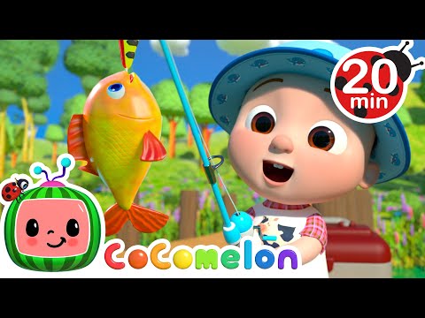 12345 Once I Caught A Fish Alive LOOP | Animals & Friends | Cocomelon Nursery Rhymes & Kids Songs