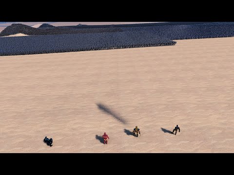 Wolverine Iron man Captain America Black Panther Vs 80.000 Medieval - Ultimate Epic Battle Simulator