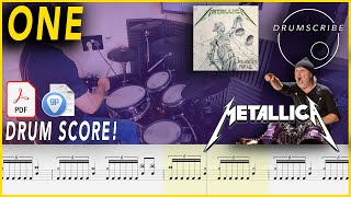 One - Metallica | Drum SCORE Sheet Music | #103 DRUMSCRIBE