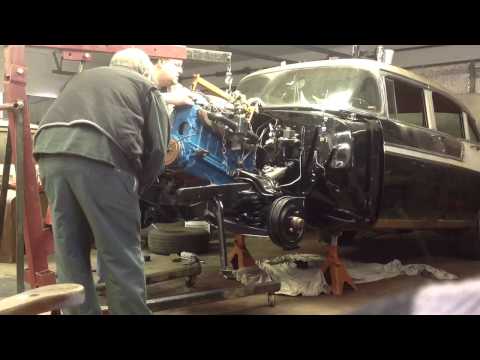 1956 Chevrolet Bel-Air 235 engine install