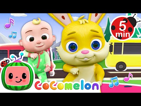 Wheels on the Bus: Dancing Around Town! 🚌 | CoComelon Nursery Rhymes & Kids Songs | Dance Party