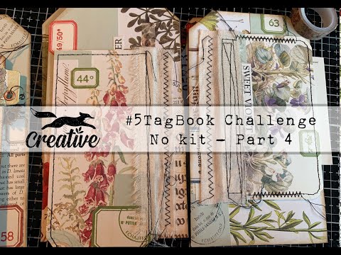 Create a Tag Book with NO KIT Step by Step, Part  4