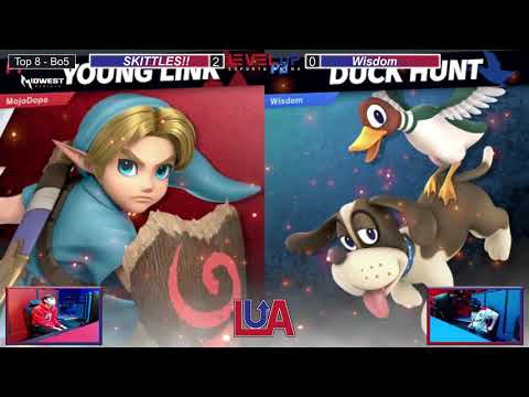 LUA1 Pools - WW | Wisdom (Duck Hunt) vs SKITTLES!! (Young Link) Ultimate Singles