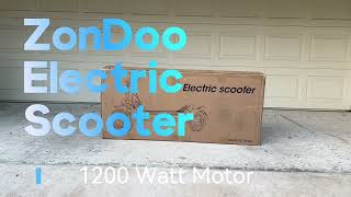 ZonDoo ZU10 - showing fingerprints unlock and short test ride