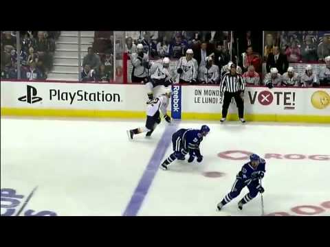 Henrik Sedin shows off soccer skills 4/28/11