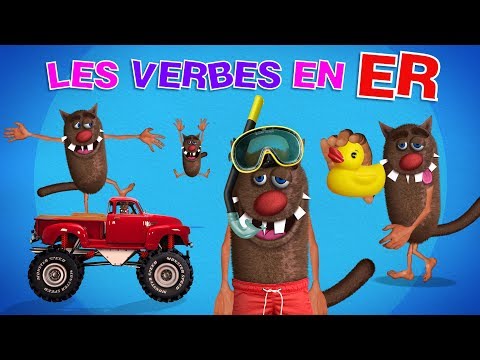 Foufou - Verbes du 1er Groupe pour les enfants (Learn verbs in french for kids) serie 01 4k
