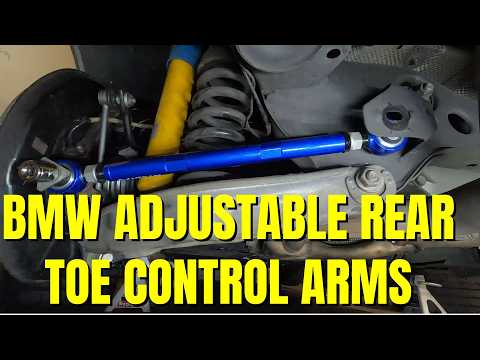 Adjustable Rear Toe Arms on BMW 3 Series (E8X/E9X) – DIY Install Guide