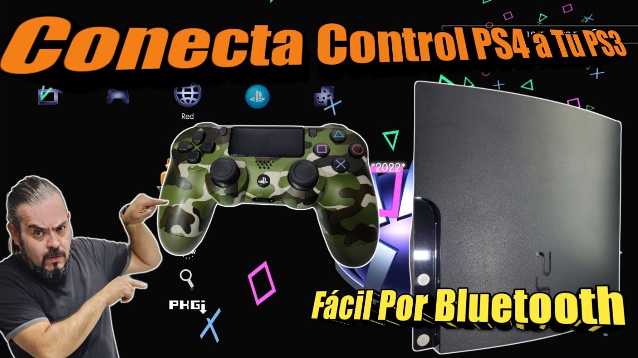 🤗conecta control ps4 a ps3 de forma inalambrica facil¡¡🤗