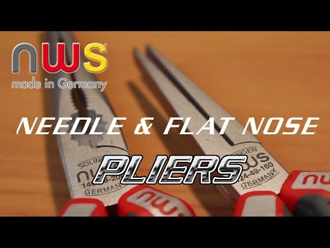 NWS grandininės nosies replės (radijo replės) VDE video