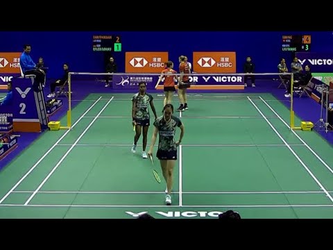 Pearly Tan Thinaah Muralitharan vs Linda Efler Isabel Lohau #badminton #hongkongopen2023