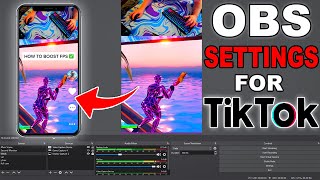 OBS Settings For Recording Tik Toks (VERTICAL VIDEOS)
