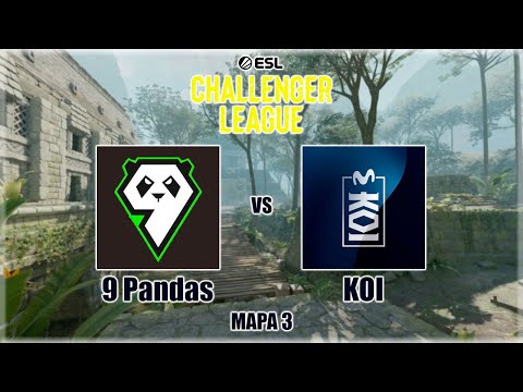 9 Pandas vs Movistar KOI | ESL Challenger League Season 47 Europe | (BO3) MAPA 3 CS2 en Español