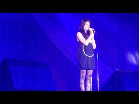 Stacey Solomon singing  who wants to live forever at Butlins, Bognor Regis 30th Oct 2010