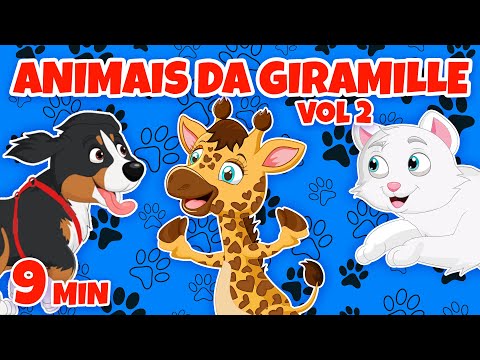 Animais da Giramille vol 2 - Giramille 9 min | Desenho Animado Musical