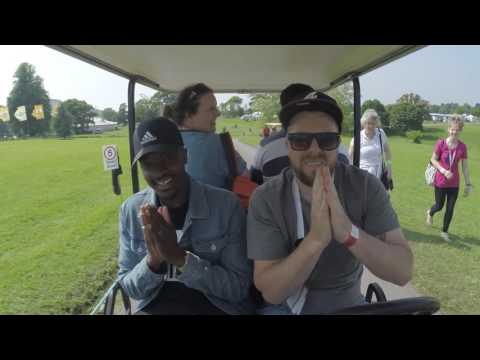 Guvna B in Douggie's Buggy!