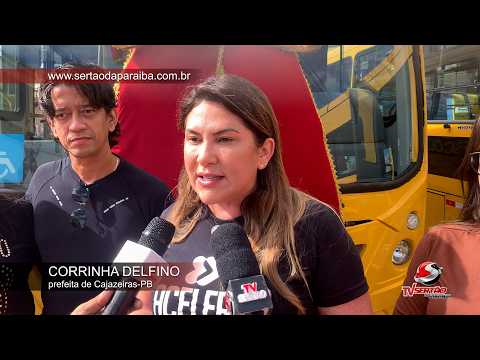 Cajazeiras moderniza frota com novos ônibus escolares para reforçar o ensino na zona rural