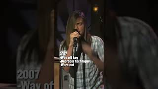 Ronnie Winter’s before and after! 👀 #redjumpsuitapparatus #facedown #vocalsonly #ronnie #winter