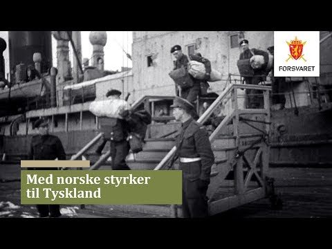 Med norske styrker til Tyskland